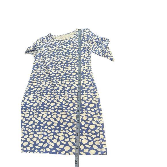 Hiho International Blue White Casual Everyday 3/4 Sleeve Tunic Top Size Small - Picture 12 of 12